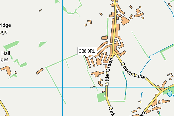 CB8 9RL map - OS VectorMap District (Ordnance Survey) CB8 9RL map - OS VectorMap District (Ordnance Survey)