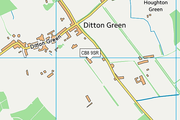 CB8 9SR map - OS VectorMap District (Ordnance Survey) CB8 9SR map - OS VectorMap District (Ordnance Survey)