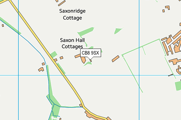 CB8 9SX map - OS VectorMap District (Ordnance Survey) CB8 9SX map - OS VectorMap District (Ordnance Survey)