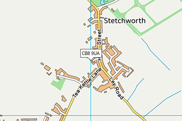 CB8 9UA map - OS VectorMap District (Ordnance Survey) CB8 9UA map - OS VectorMap District (Ordnance Survey)
