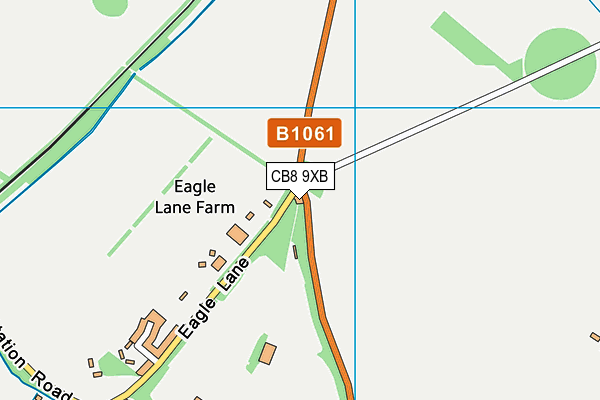 CB8 9XB map - OS VectorMap District (Ordnance Survey) CB8 9XB map - OS VectorMap District (Ordnance Survey)