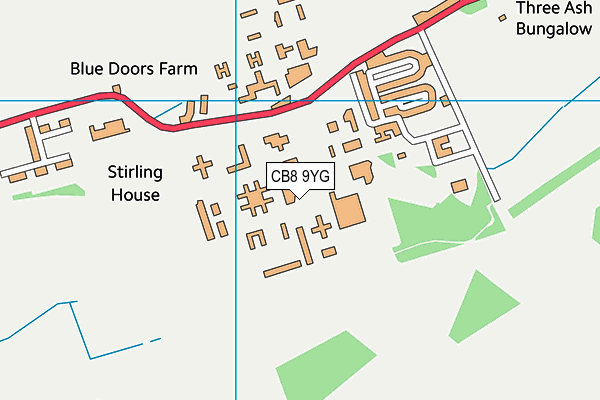 CB8 9YG map - OS VectorMap District (Ordnance Survey) CB8 9YG map - OS VectorMap District (Ordnance Survey)