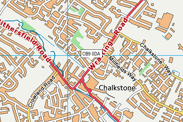 CB9 0DA map - OS VectorMap District (Ordnance Survey) CB9 0DA map - OS VectorMap District (Ordnance Survey)