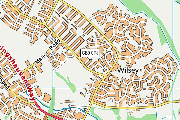 CB9 0PJ map - OS VectorMap District (Ordnance Survey) CB9 0PJ map - OS VectorMap District (Ordnance Survey)