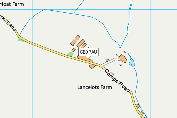 CB9 7AU map - OS VectorMap District (Ordnance Survey) CB9 7AU map - OS VectorMap District (Ordnance Survey)
