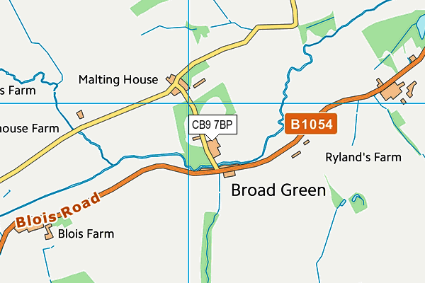 CB9 7BP map - OS VectorMap District (Ordnance Survey) CB9 7BP map - OS VectorMap District (Ordnance Survey)