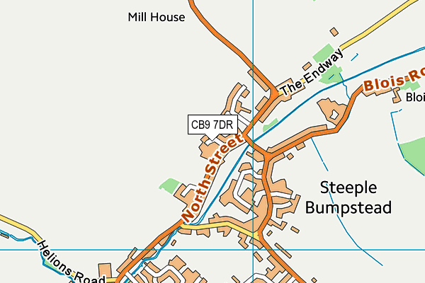 CB9 7DR map - OS VectorMap District (Ordnance Survey) CB9 7DR map - OS VectorMap District (Ordnance Survey)