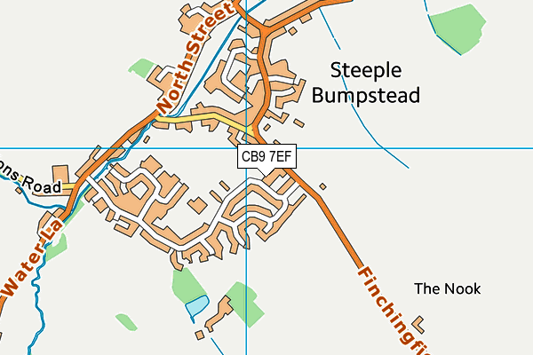 CB9 7EF map - OS VectorMap District (Ordnance Survey) CB9 7EF map - OS VectorMap District (Ordnance Survey)