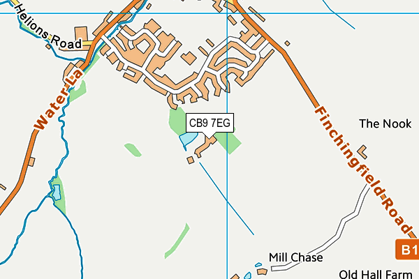 CB9 7EG map - OS VectorMap District (Ordnance Survey) CB9 7EG map - OS VectorMap District (Ordnance Survey)