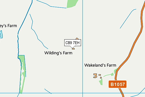 CB9 7EH map - OS VectorMap District (Ordnance Survey) CB9 7EH map - OS VectorMap District (Ordnance Survey)