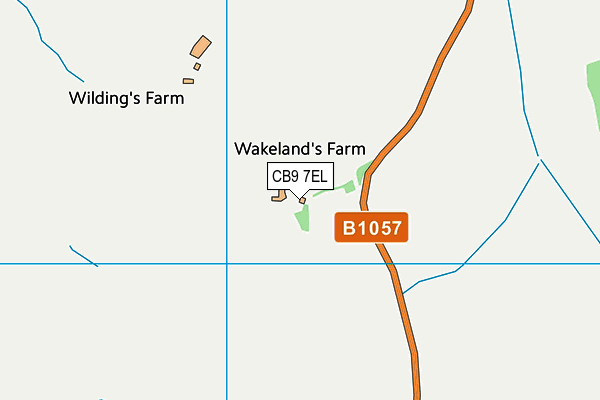 CB9 7EL map - OS VectorMap District (Ordnance Survey)