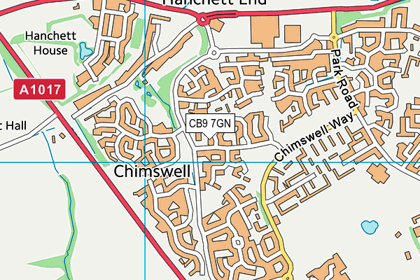 CB9 7GN map - OS VectorMap District (Ordnance Survey) CB9 7GN map - OS VectorMap District (Ordnance Survey)