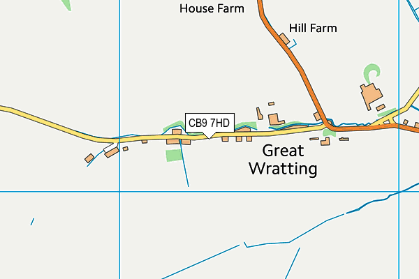 CB9 7HD map - OS VectorMap District (Ordnance Survey) CB9 7HD map - OS VectorMap District (Ordnance Survey)