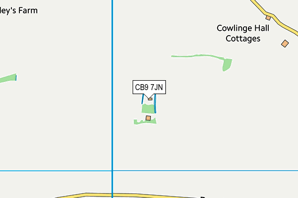 CB9 7JN map - OS VectorMap District (Ordnance Survey) CB9 7JN map - OS VectorMap District (Ordnance Survey)
