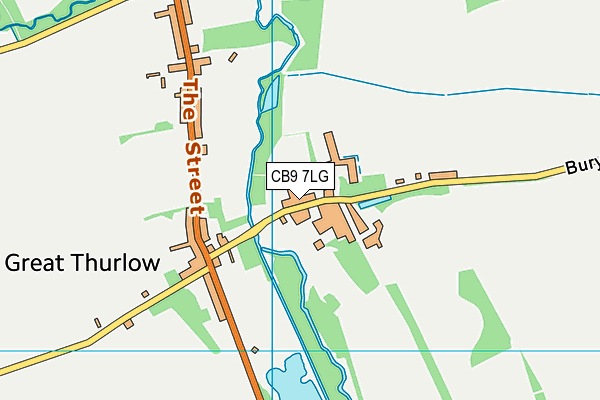 CB9 7LG map - OS VectorMap District (Ordnance Survey) CB9 7LG map - OS VectorMap District (Ordnance Survey)