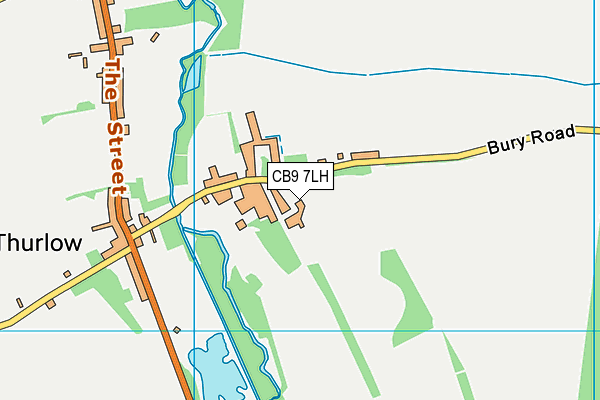 CB9 7LH map - OS VectorMap District (Ordnance Survey) CB9 7LH map - OS VectorMap District (Ordnance Survey)