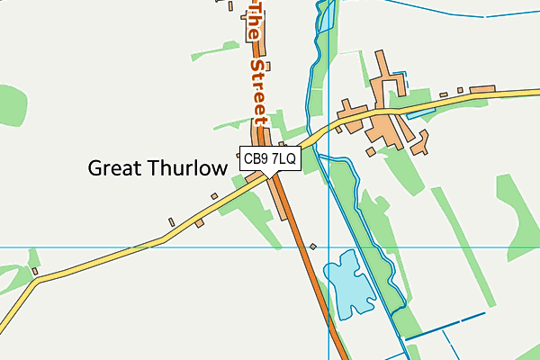 CB9 7LQ map - OS VectorMap District (Ordnance Survey) CB9 7LQ map - OS VectorMap District (Ordnance Survey)