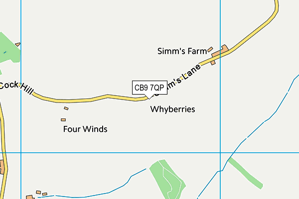 CB9 7QP map - OS VectorMap District (Ordnance Survey) CB9 7QP map - OS VectorMap District (Ordnance Survey)