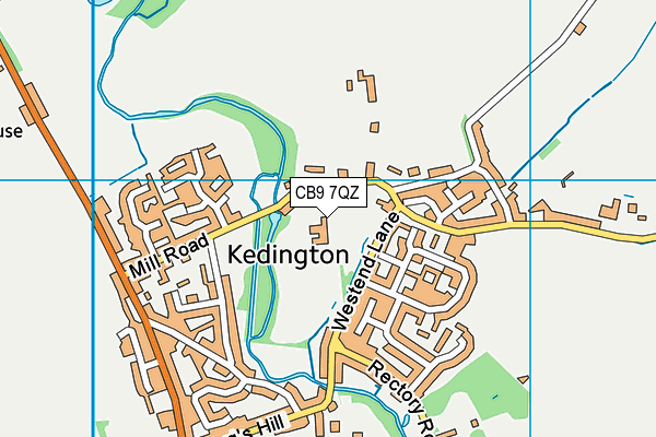 CB9 7QZ map - OS VectorMap District (Ordnance Survey) CB9 7QZ map - OS VectorMap District (Ordnance Survey)