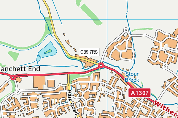 CB9 7RS map - OS VectorMap District (Ordnance Survey) CB9 7RS map - OS VectorMap District (Ordnance Survey)