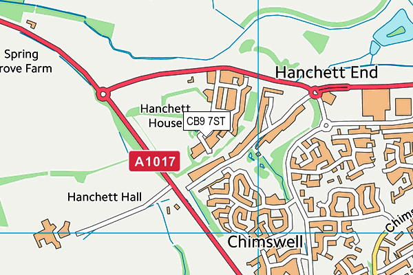 CB9 7ST map - OS VectorMap District (Ordnance Survey) CB9 7ST map - OS VectorMap District (Ordnance Survey)