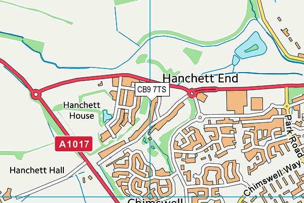 CB9 7TS map - OS VectorMap District (Ordnance Survey) CB9 7TS map - OS VectorMap District (Ordnance Survey)
