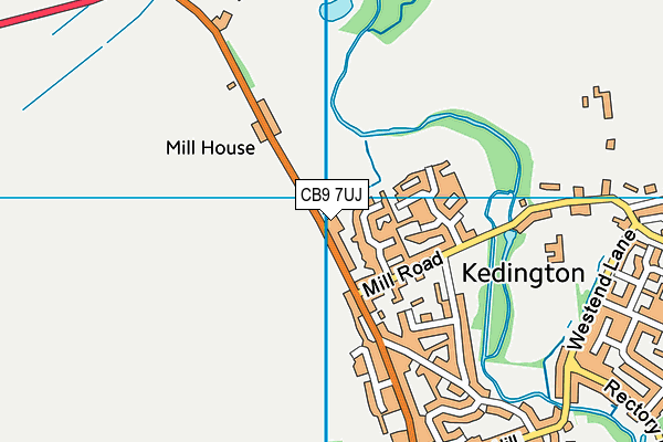 CB9 7UJ map - OS VectorMap District (Ordnance Survey) CB9 7UJ map - OS VectorMap District (Ordnance Survey)