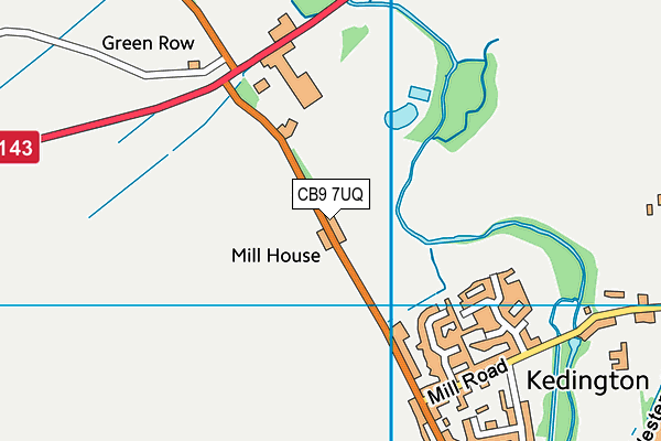 CB9 7UQ map - OS VectorMap District (Ordnance Survey) CB9 7UQ map - OS VectorMap District (Ordnance Survey)