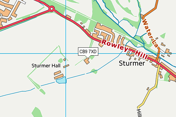 CB9 7XD map - OS VectorMap District (Ordnance Survey) CB9 7XD map - OS VectorMap District (Ordnance Survey)