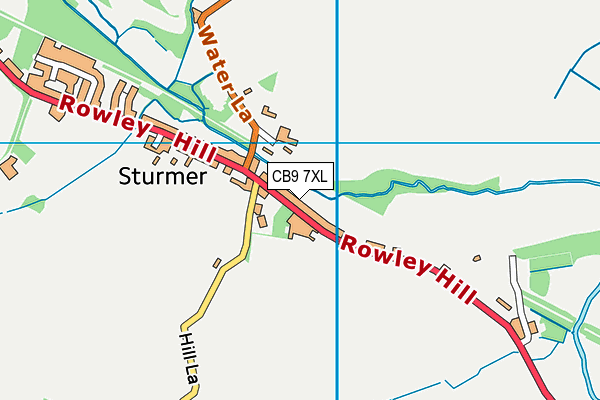 CB9 7XL map - OS VectorMap District (Ordnance Survey) CB9 7XL map - OS VectorMap District (Ordnance Survey)