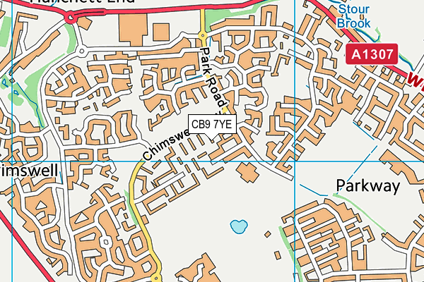 CB9 7YE map - OS VectorMap District (Ordnance Survey) CB9 7YE map - OS VectorMap District (Ordnance Survey)