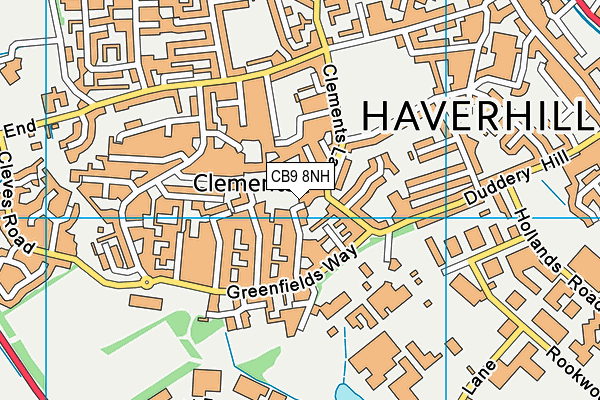 CB9 8NH map - OS VectorMap District (Ordnance Survey) CB9 8NH map - OS VectorMap District (Ordnance Survey)