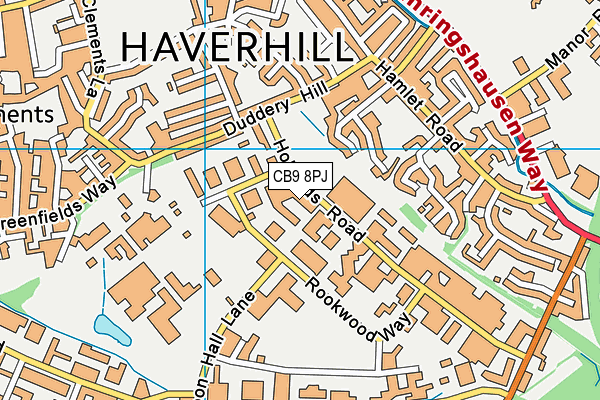 CB9 8PJ map - OS VectorMap District (Ordnance Survey) CB9 8PJ map - OS VectorMap District (Ordnance Survey)