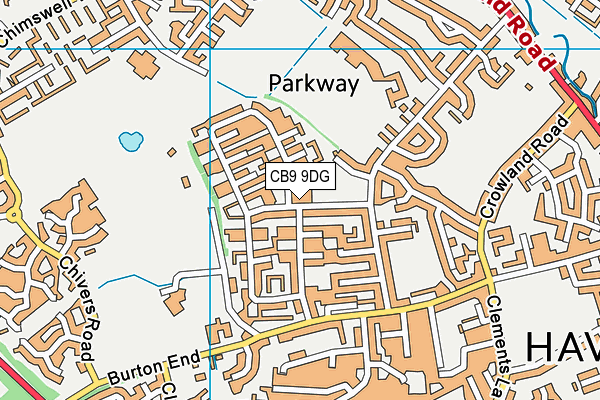 CB9 9DG map - OS VectorMap District (Ordnance Survey) CB9 9DG map - OS VectorMap District (Ordnance Survey)