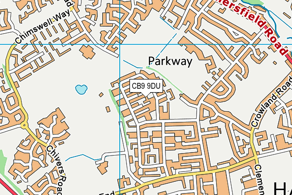 CB9 9DU map - OS VectorMap District (Ordnance Survey) CB9 9DU map - OS VectorMap District (Ordnance Survey)
