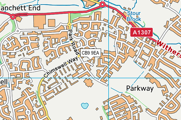CB9 9EA map - OS VectorMap District (Ordnance Survey) CB9 9EA map - OS VectorMap District (Ordnance Survey)