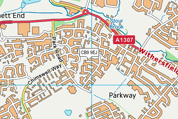 CB9 9EJ map - OS VectorMap District (Ordnance Survey) CB9 9EJ map - OS VectorMap District (Ordnance Survey)