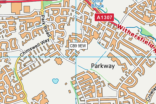 CB9 9EW map - OS VectorMap District (Ordnance Survey) CB9 9EW map - OS VectorMap District (Ordnance Survey)