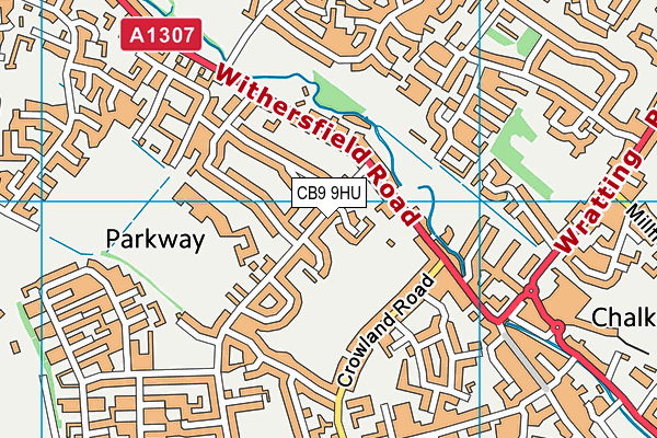 CB9 9HU map - OS VectorMap District (Ordnance Survey) CB9 9HU map - OS VectorMap District (Ordnance Survey)