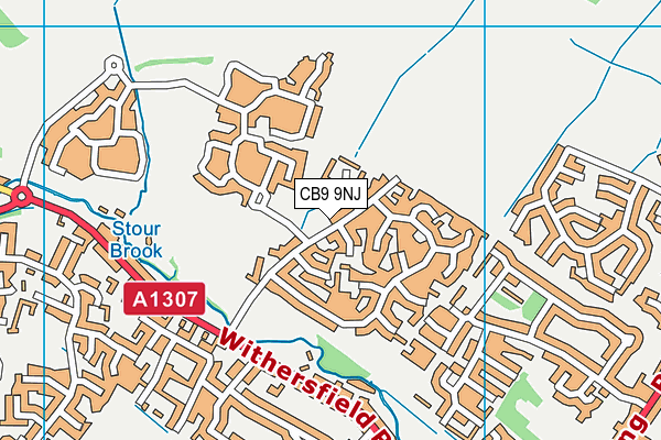 CB9 9NJ map - OS VectorMap District (Ordnance Survey) CB9 9NJ map - OS VectorMap District (Ordnance Survey)