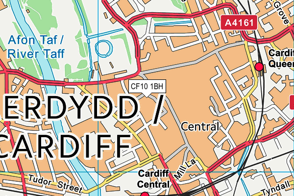 CF10 1BH map - OS VectorMap District (Ordnance Survey) CF10 1BH map - OS VectorMap District (Ordnance Survey)