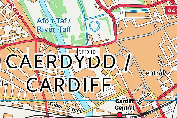 CF10 1DH map - OS VectorMap District (Ordnance Survey) CF10 1DH map - OS VectorMap District (Ordnance Survey)
