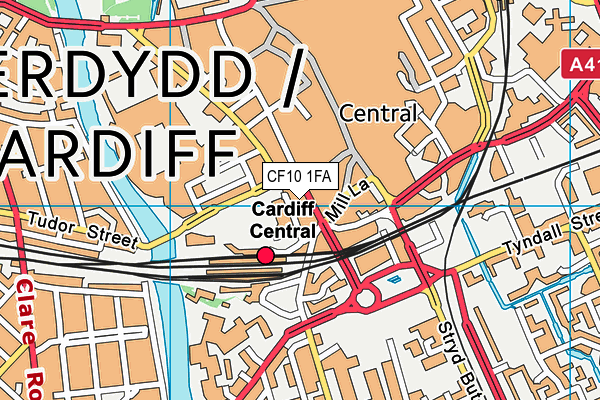 CF10 1FA map - OS VectorMap District (Ordnance Survey) CF10 1FA map - OS VectorMap District (Ordnance Survey)