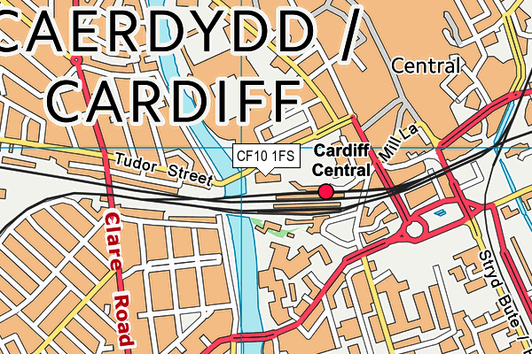 CF10 1FS map - OS VectorMap District (Ordnance Survey) CF10 1FS map - OS VectorMap District (Ordnance Survey)