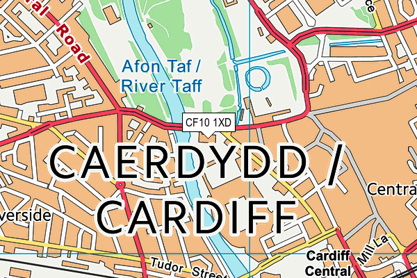 CF10 1XD map - OS VectorMap District (Ordnance Survey) CF10 1XD map - OS VectorMap District (Ordnance Survey)