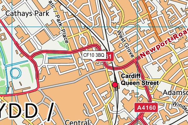 CF10 3BQ map - OS VectorMap District (Ordnance Survey) CF10 3BQ map - OS VectorMap District (Ordnance Survey)