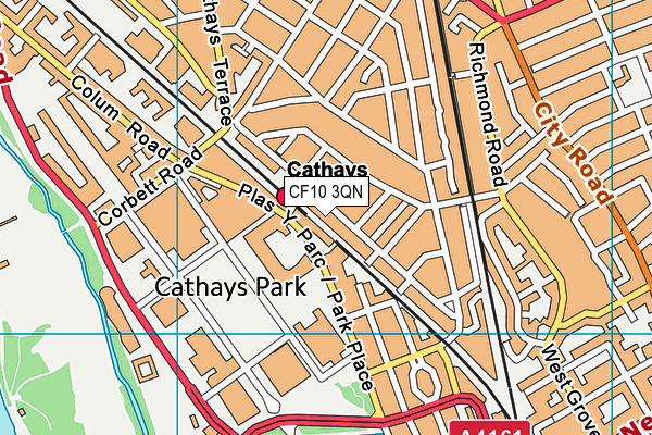 CF10 3QN map - OS VectorMap District (Ordnance Survey) CF10 3QN map - OS VectorMap District (Ordnance Survey)
