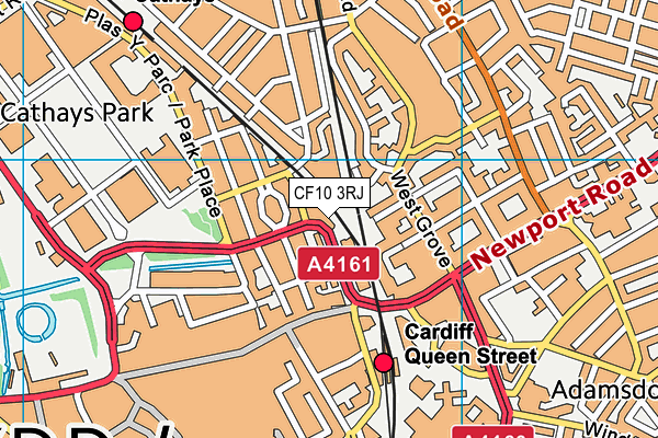 CF10 3RJ map - OS VectorMap District (Ordnance Survey) CF10 3RJ map - OS VectorMap District (Ordnance Survey)