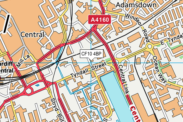 CF10 4BP map - OS VectorMap District (Ordnance Survey) CF10 4BP map - OS VectorMap District (Ordnance Survey)