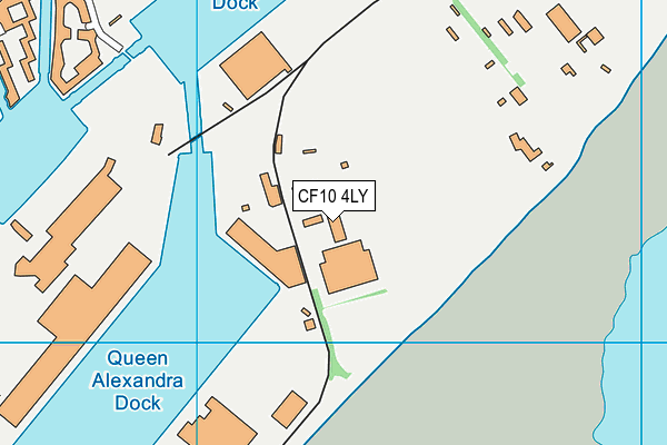 CF10 4LY map - OS VectorMap District (Ordnance Survey) CF10 4LY map - OS VectorMap District (Ordnance Survey)